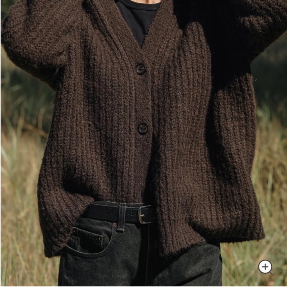 NWT! Jenni Kayne Cocoon Cardigan Cocoa Brown Size Small - Picture 2 of 5